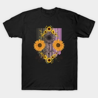 Little Aesthetic Sunflower T-Shirt